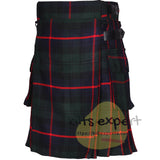 Armstrong Modern Tartan Leather Straps Utility Kilt (Available In Many Tartans) - Kilt Experts