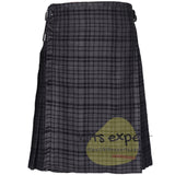 Black Shadow 8 and 5 Yards Kilt - Available in a Variety of Tartans - Kilt Experts