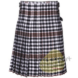 Burns Check Modern Tartan Traditional 8 And 5 Yards Kilt - Kilt Experts