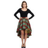 Dundee Old Ancient Tartan High - Low Skirt – 16Oz Acrylic Wool - Kilt Experts