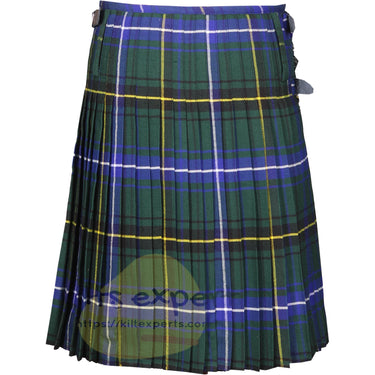 Henderson Ancient tartan kilt - back pleats view - Kilt Experts