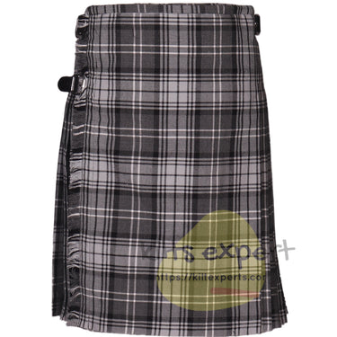 Highland Granite Tartan Scottish Traditional Kilts – Premium 8 and 5 Yards Kilt - Kilt Experts