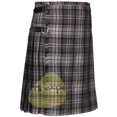 Highland Granite Tartan Scottish Traditional Kilts – Premium 8 and 5 Yards Kilt - Kilt Experts