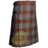 Irvine Weathered Tartan Scottish Traditional Kilts – Premium 8 and 5 Yards Kilt - Kilt Experts