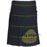 Johnstone Modern Tartan Traditional 8 And 5 Yards Kilt - Kilt Experts