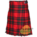 Maclntosh Clan Modern Tartan Traditional 8 And 5 Yards Kilt - Kilt Experts