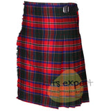 McCulloch (MacCulloch) Tartan Scottish Traditional Kilts – Premium 8 and 5 Yards Kilt - Kilt Experts
