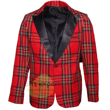 Royal Stewart Tartan Slim Fit Tuxedo Jacket In Various Tartans - Kilt Experts