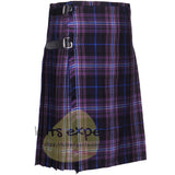 Scotland Forever Tartan 8 and 5 Yards Kilt - Available in a Variety of Tartans - Kilt Experts