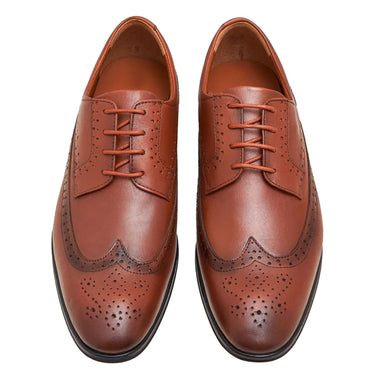 Tan Brogue Lace - Up – Genuine Leather Formal Shoes for Kilt Wear - Kilt Experts