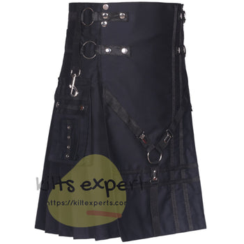 The Black Tactical Utility Kilt – Durable, Functional, and Stylish - Kilt Experts
