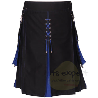 Utility Kilt Hybrid Modern 100% Cotton Jeans Kilt New For Men's - Kilt Experts