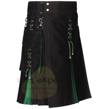 Utility Kilt Hybrid Modern 100% Cotton Jeans Kilt New For Men's - Kilt Experts