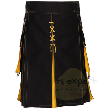 Utility Kilt Hybrid Modern 100% Cotton Jeans Kilt New For Men's - Kilt Experts