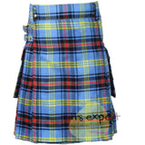 Bell of Borders Tartan Acrylic Wool Heavy 16Oz Utility Kilt Kilt Experts