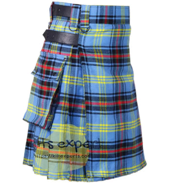 Bell Of Borders Tartan Leather Straps Utility Kilt Kilt Experts