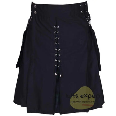 Black & Black Watch Hybird Kilt With New Look Kilt Experts