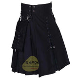 Black & Black Watch Hybird Kilt With New Look Kilt Experts