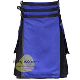 Black & Blue Two Tone Kilt Kilt Experts