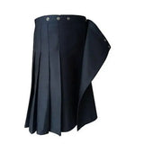 Black Modern Fashion Utility Kilt Kilt Experts