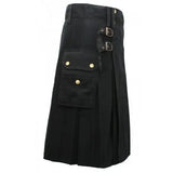 Black Modern Kilt For Men Kilt Experts