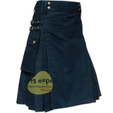 Black Modern Utility Kilts For Active Men Kilt Experts