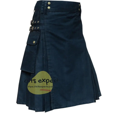 Black Modern Utility Kilts For Active Men Kilt Experts