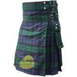 Black Watch Gothic Zipper Utility Kilt Kilt Experts