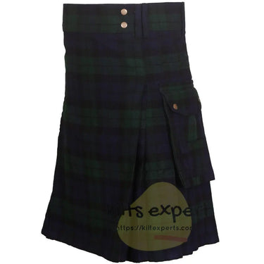 Black Watch Heavy 16Oz Utility Kilt - Kilt Experts