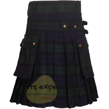 Black Watch Heavy 16Oz Utility Kilt - Kilt Experts