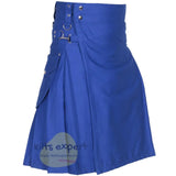 Blue Cargo Utility Kilts For Men Kilt Experts