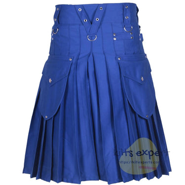 Blue Cargo Utility Kilts For Men Kilt Experts