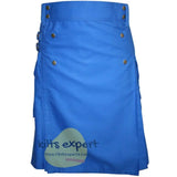 Blue Modern Utility Kilts For Active Men Kilt Experts