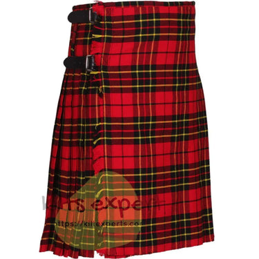 Brodie Red Morrison Tartan 8 And 5 Yards Kilt - Kilt Experts