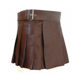 Brown Leather Adjustable Fashion Ladies Kilt Kilt Experts