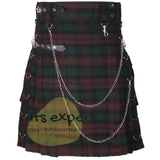 Brown Watch Tartan 16OZ Stud Kilt Kilt Experts