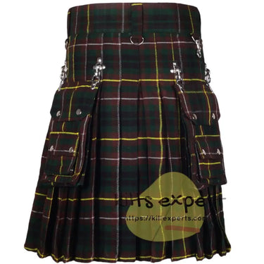 Buchanan Hunting Tartan 16OZ Stud Kilt Kilt Experts