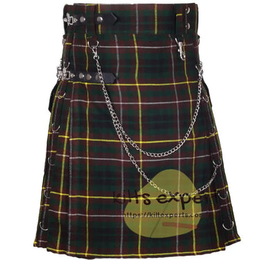 Buchanan Hunting Tartan 16OZ Stud Kilt Kilt Experts