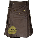 Chocolate Brown 5 button Kilt Kilt Experts