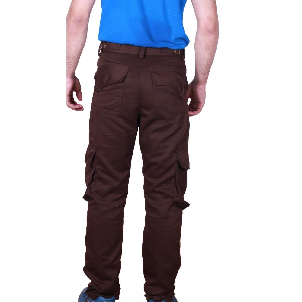 Chocolate Brown Cargo Pant For Work - Kilt Experts