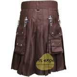 Chocolate Brown Stud Kilt Kilt Experts