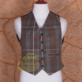 Fraser Weathered 16OZ Tartan Argyle Jacket With 5 Button Waistcoat (Available In Many Tartans) - Kilt Experts