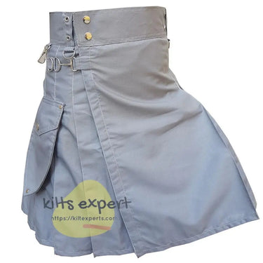 Grey Cargo Kilt Kilt Experts