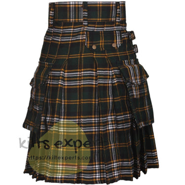 Heritage Of Ireland Tartan Acrylic Wool Heavy 16Oz Utility Kilt - Kilt Experts