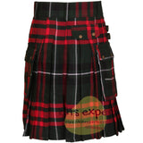 Heritage Of Wales Tartan Acrylic Wool Heavy 16Oz Utility Kilt - Kilt Experts