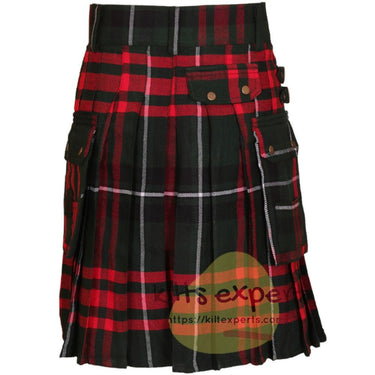 Heritage Of Wales Tartan Acrylic Wool Heavy 16Oz Utility Kilt - Kilt Experts
