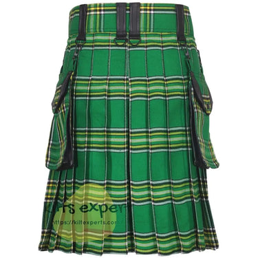 Irish Heritage 16OZ Tartan Kilt With Detachable Pockets (Available In Different Tartan) - Kilt Experts