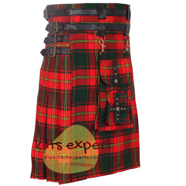 Irish Ulster Modern Best Tartan Utility Kilt With Detachable Pockets (60 Tartans Available) - Kilt Experts