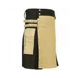 Khaki Modern Utility Kilt For Active Men Kilt Experts