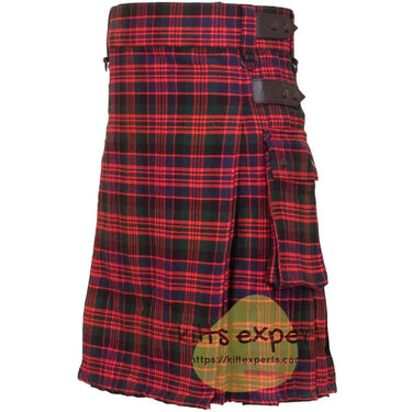 MacDonald Leather Straps Utility Kilt - Kilt Experts